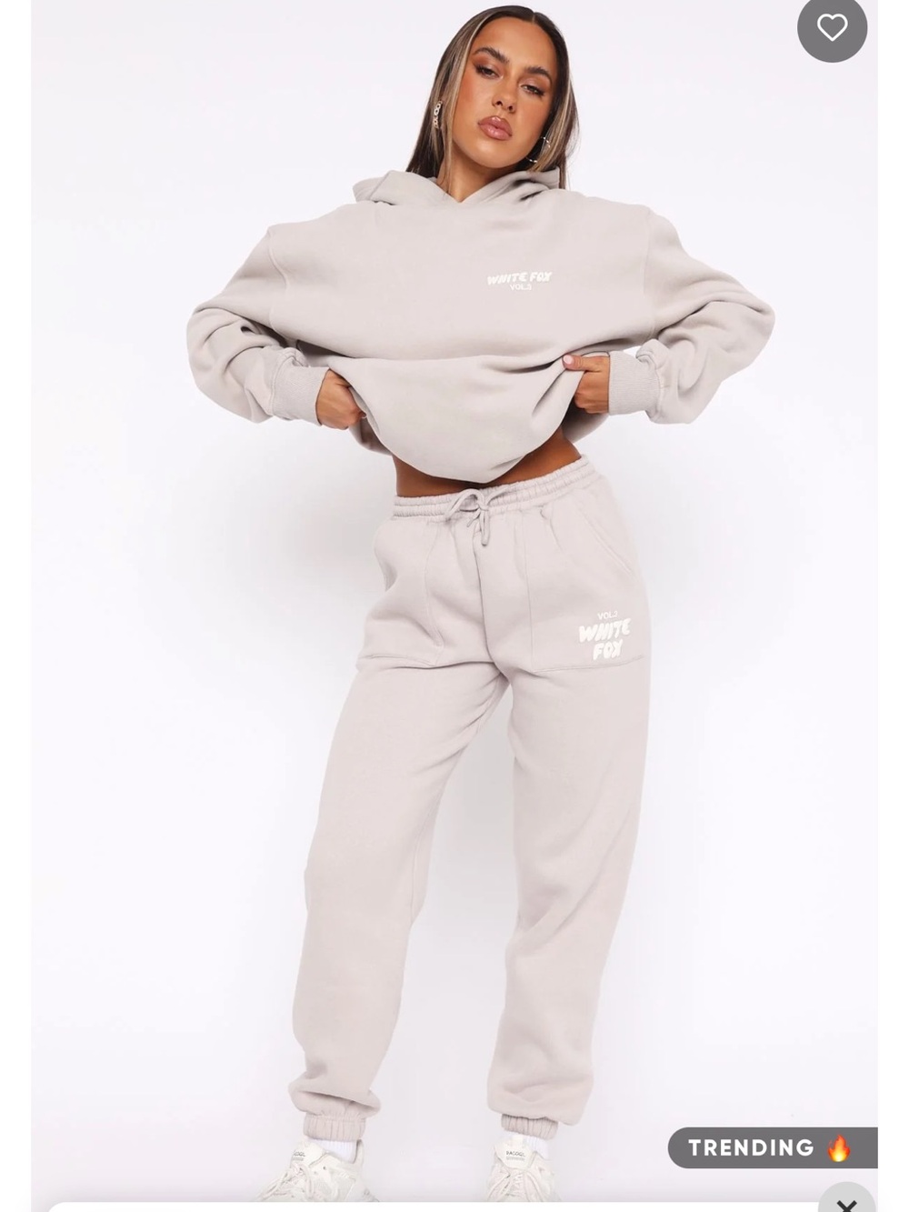 White fox boutique set